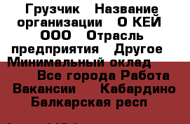 Грузчик › Название организации ­ О’КЕЙ, ООО › Отрасль предприятия ­ Другое › Минимальный оклад ­ 25 533 - Все города Работа » Вакансии   . Кабардино-Балкарская респ.